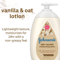 Johnson's Baby Body Lotion with Vanilla & Oat Scents, 16.9 fl. oz EasyOptionXY LLC