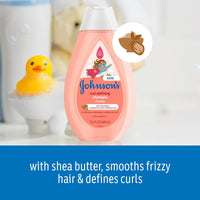 Johnson's Kids Curl Defining Shampoo with Shea Butter, Tear Free Hair Products for Curly Hair, 13.6 oz EasyOptionXY LLC