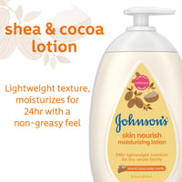 Johnson's Skin Nourish Moisturizing Body Lotion, Shea and Cocoa Butter 16.9 oz EasyOptionXY LLC