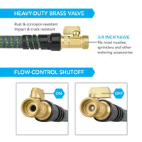 HydroTech Burst Proof Expandable Garden Hose - Latex Water Hose 5/8in Dia. x 50 ft. EasyOptionXY LLC