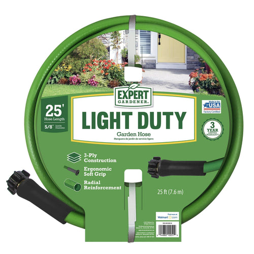 Expert Gardener Light Duty 5/8" x 25' Garden Hose EasyOptionXY LLC