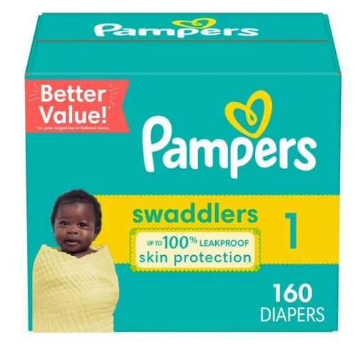 Pampers Swaddlers Diapers Size 1, 160 Count EasyOptionXY LLC