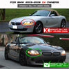 Spyder BMW Z4 03-08 Projector Headlights Xenon/HID Model Only - LED Halo Black PRO-YD-BMWZ403-HID-BK OffRoadUSA.com