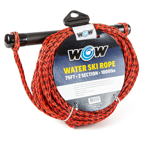 WOW Watersports 75ft 2-Section UV Treated Water Ski Rope Jupiter Gear