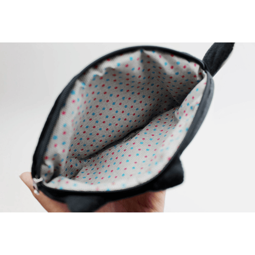 KT00064 3D Soft Imitate Funny Cat Pouch Small Purse Black Novelty Design Coin Bags Mini EasyOptionXY LLC