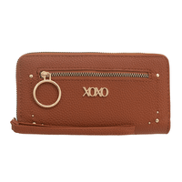 XOXO Women's Zip Wristlet Wallet - Front Zip, Card Holders, 2 Cash Pockets and Phone Slot EasyOptionXY LLC
