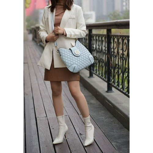 MKF Collection Reed Women's Shoulder Handbag with Wallet by Mia K., 2-Piece, ( Color Cognac) EasyOptionXY LLC