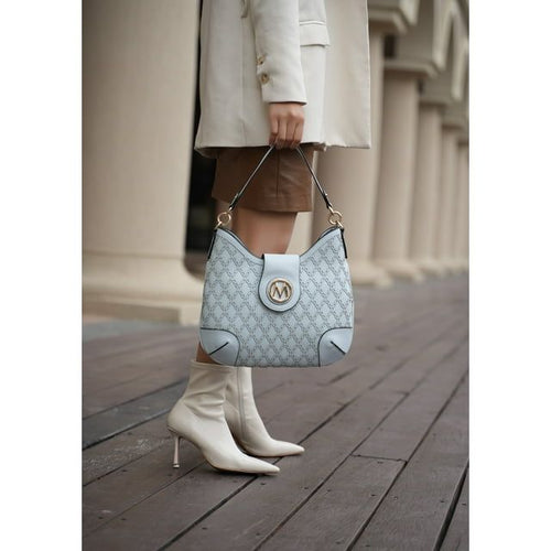 MKF Collection Reed Women's Shoulder Handbag with Wallet by Mia K., 2-Piece, ( Color Cognac) EasyOptionXY LLC