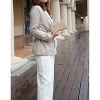 MKF Collection Jenna Shoulder Handbag by Mia k and Wallet- 2 pieces ( Color Apricot) EasyOptionXY LLC