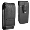 6.5-inch Vertical Black PU Leather Universal Cell Phone Wallet Holster Pouch with Belt Clip and Card Slots EasyOptionXY LLC