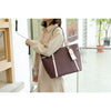 MKF Collection by Mia K. MKF-X670COG Koeia Tote Bag with Wallet Set, (Color Cognac) EasyOptionXY LLC