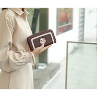 MKF Collection by Mia K. MKF-X670COG Koeia Tote Bag with Wallet Set, (Color Cognac) EasyOptionXY LLC