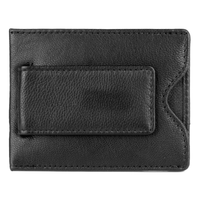 J. Buxton Men's Emblem Front Pocket Magnetic Money Clip Leather, Black EasyOptionXY LLC