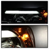 Spyder Toyota Tacoma 12-16 Projector Headlights Light Bar DRL Smoke PRO-YD-TT12-LBDRL-SM OffRoadUSA.com