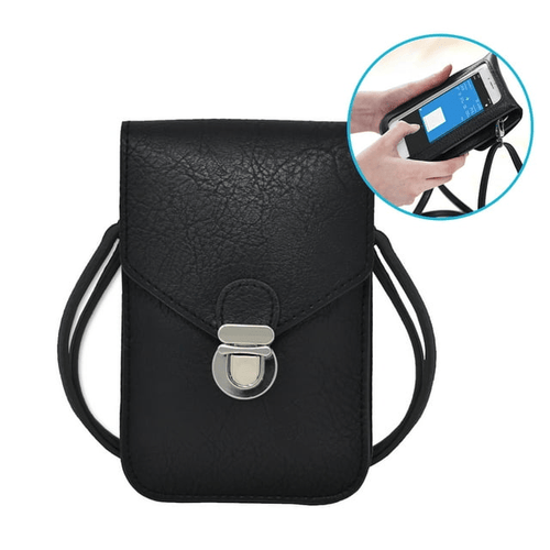 Touch Screen Purse by Lori Greiner Fits Most Smartphones ¨C Stylish Crossbody with Shoulder Strap -RFID Keeps Cash, Credit Cards, Phone Screens Safe EasyOptionXY LLC