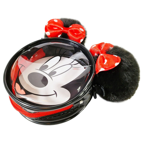 Minnie Mouse Coin Purse with Two Removeable Hair Clips, Multicolor EasyOptionXY LLC