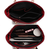 MKF Collection Rochelle Vegan Leather Women's Tote & Wristlet Set by Mia K. 2 Pieces-B. (Color Blue Denim) EasyOptionXY LLC