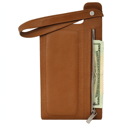 Skinny Leather Organizer Wristlet EasyOptionXY LLC