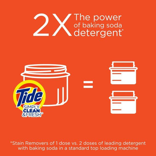 Tide Simply HE Compatible Liquid Laundry Detergent; Daybreak Fresh 92 oz 64 Loads EasyOptionXY LLC