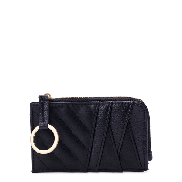 Time and Tru Women's Ari Card Case, Black EasyOptionXY LLC