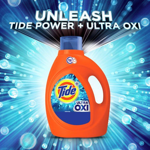Tide Ultra Oxi HE Compatible Liquid Laundry Detergent; 74 loads 115 fl oz; EasyOptionXY LLC