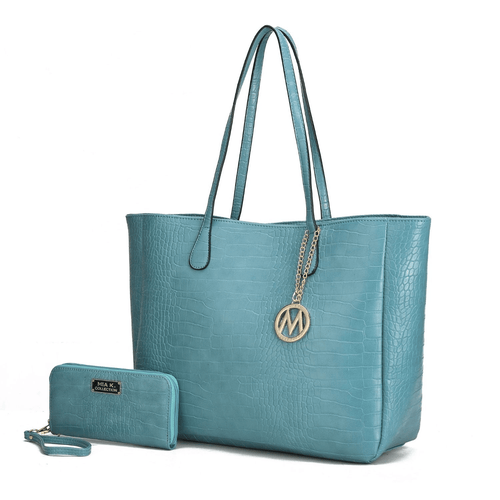 MKF Collection Sadie Oversize Tote Handbag & Wallet Set (Color Red) EasyOptionXY LLC