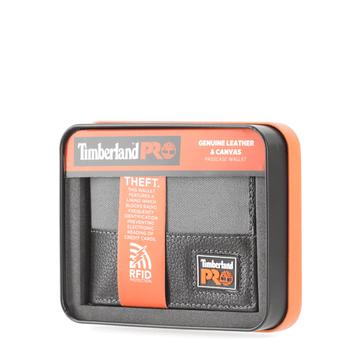 Timberland Pro Rubber Patch Passcase- Black EasyOptionXY LLC