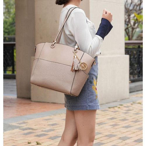 MKF Collection Prisha Vegan Leather Womens Tote Bag with Wallet by Mia K- 2 EasyOptionXY LLC