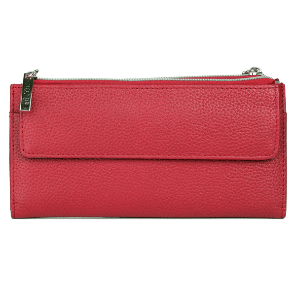 Dopp Women's Cosmopolitan Wallet Leather, Red EasyOptionXY LLC