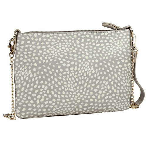 Julia Buxton Women's Serengeti Everywhere Convt Pouch Vegan Leather, White Pepper EasyOptionXY LLC