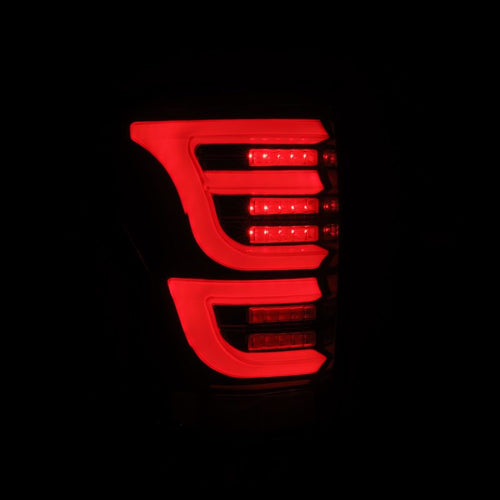 AlphaRex 07-13 Toyota Tundra LUXX-Series LED Tail Lights Black-Red OffRoadUSA.com