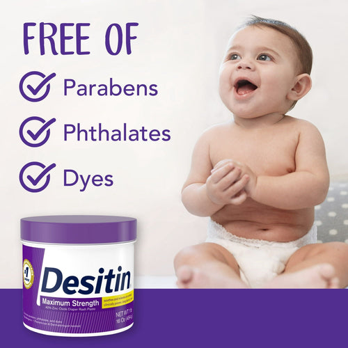 Desitin Maximum Strength Baby Diaper Rash Cream with Zinc Oxide, 16 oz EasyOptionXY LLC