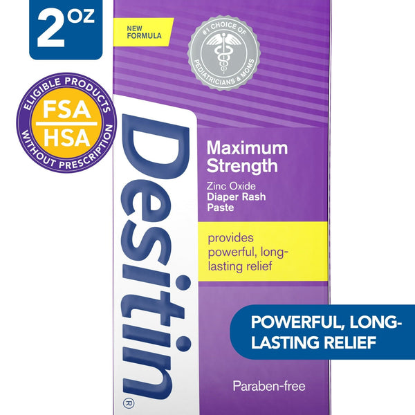 Desitin Maximum Strength Baby Diaper Rash Cream, Travel Size, 2 oz EasyOptionXY LLC
