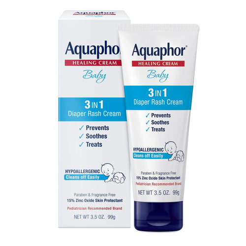 Aquaphor Baby Diaper Rash Cream, 3-in-1 Diaper Rash Relief, 3.5 Oz Tube EasyOptionXY LLC