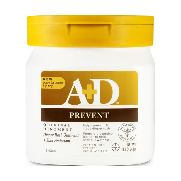 A+D Original Diaper Rash Ointment, Skin Protectant, 16 oz EasyOptionXY LLC