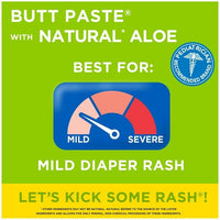 Boudreaux's Butt Paste with Natural* Aloe Diaper Rash Cream, Ointment for Baby, 4 oz Tube EasyOptionXY LLC