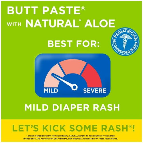 Boudreaux's Butt Paste with Natural* Aloe Diaper Rash Cream, Ointment for Baby, 4 oz Tube EasyOptionXY LLC