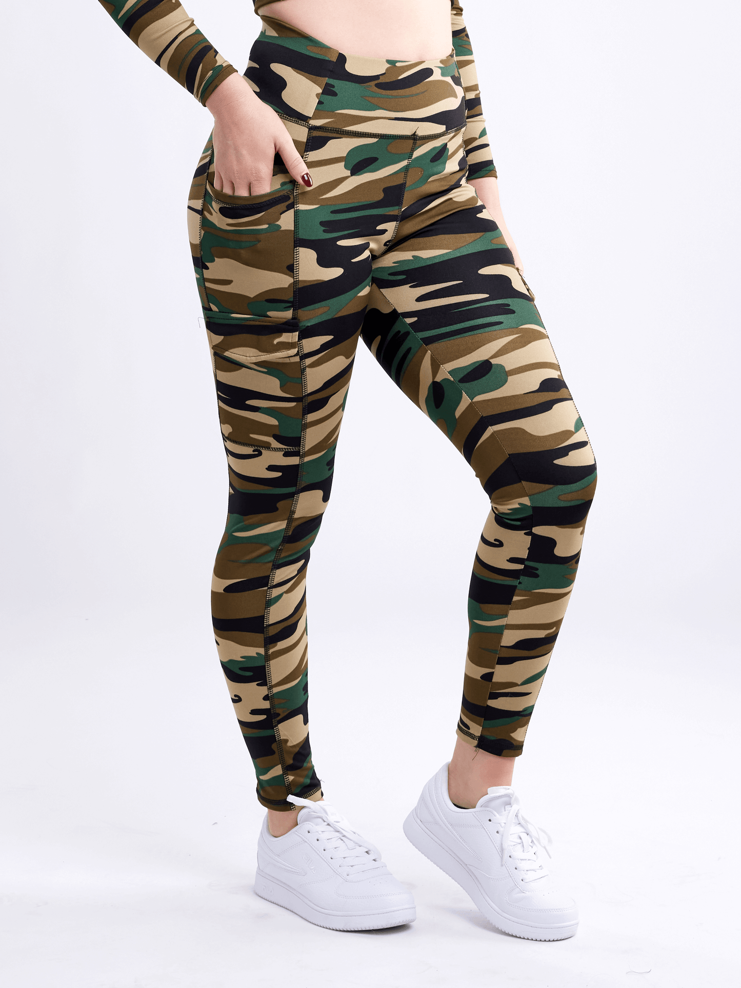 JupiterGear High-Waisted Leggings with Side Cargo Pockets Jupiter Gear