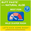 Boudreaux's Butt Paste with Natural* Aloe, Baby Diaper Rash Cream, Ointment, 4 oz, 2 Pack EasyOptionXY LLC