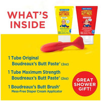Boudreaux's Butt Paste Complete Rash Kit, Baby Diaper Rash Cream Ointments & Applicator EasyOptionXY LLC