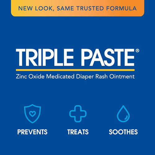 Triple Paste Diaper Rash Cream, Hypoallergenic Medicated Ointment for Babies, 2 oz EasyOptionXY LLC