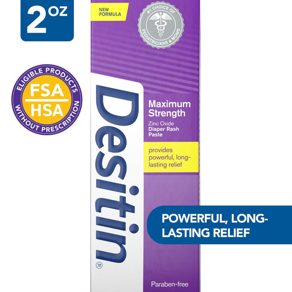 Desitin Maximum Strength Diaper Rash Cream with Zinc Oxide, 4.8 oz EasyOptionXY LLC