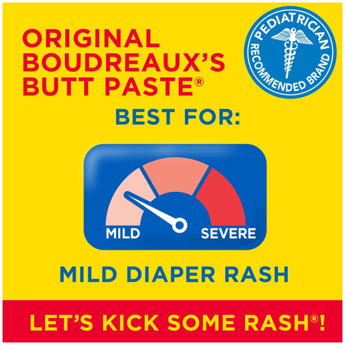Boudreaux's Butt Paste Original Diaper Rash Cream, Ointment for Baby, 4 oz Tube, 3 Pack EasyOptionXY LLC