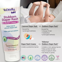 TriDerma MD Baby Stubborn Diaper Rash Healing Cream, 4.0 oz EasyOptionXY LLC