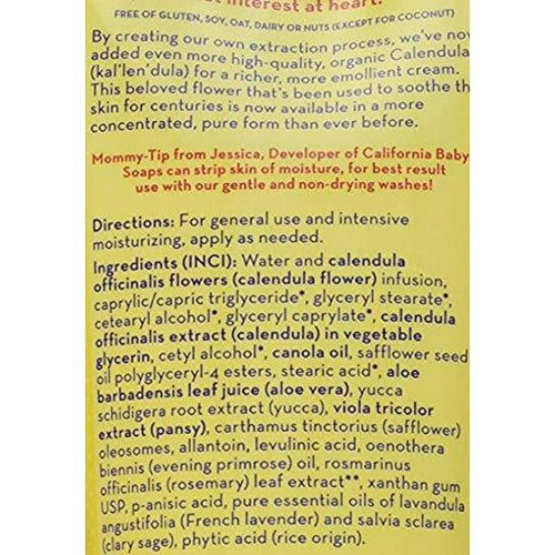 California Baby Calendula Cream, 6 Oz Tube EasyOptionXY LLC