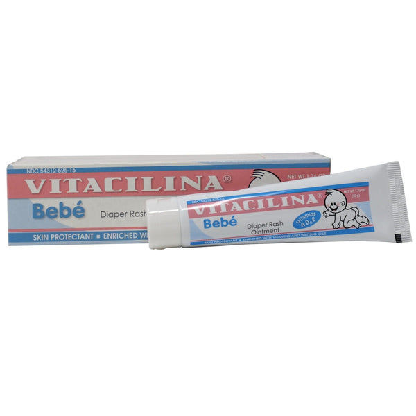 Vitacilina Bebe Diaper Rash Treatment Ointment, 1.76 oz, Tube EasyOptionXY LLC