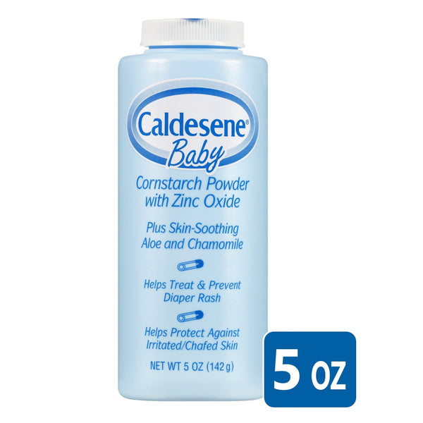 Caldesene Cornstarch Baby Powder with Zinc Oxide, Talc-Free Baby Powder, 5 Oz EasyOptionXY LLC