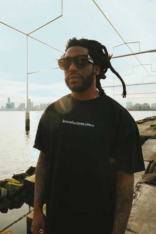 Fly Supply Co Fly Supply Co Love Who Loves You (Black - Oversize Shirt)