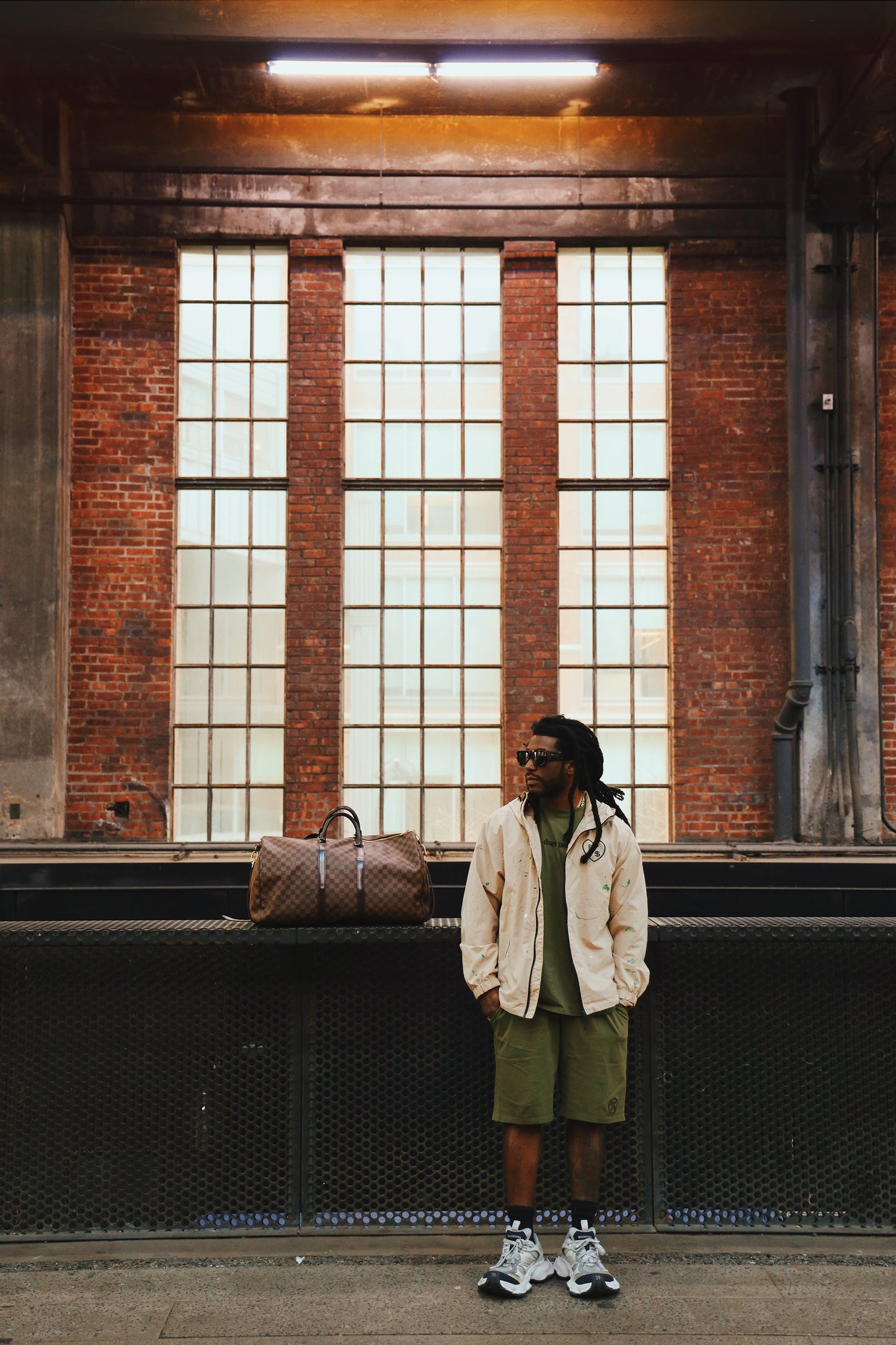 Fly Supply Co Fly Supply Co Dues Paid (Military Green - Oversize Shirt)