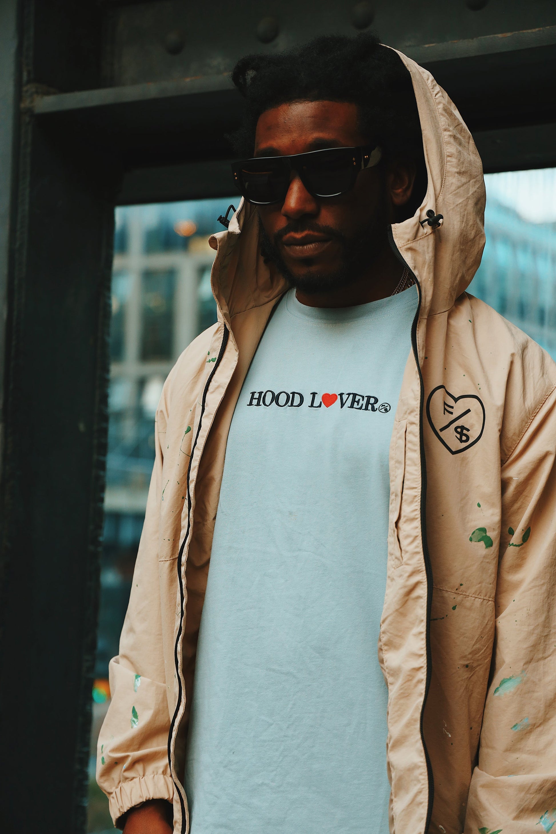 Fly Supply Co Fly Supply Co Hood Lover (Vintage Denim - Oversize Shirt)